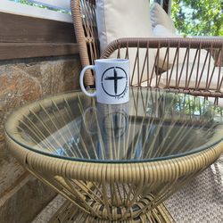 11 Oz Cross Style Prey And Push Coffee Mug