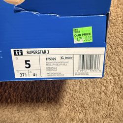 Adidas Super Stars size 6