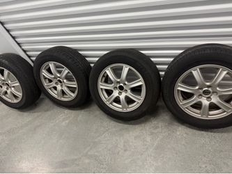 OEM Subaru 16" Wheels & Tires Set of 4 - Fits Older Legacy / Outback / Forester