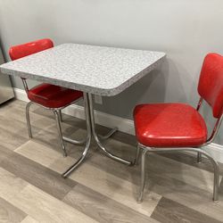 Dinette Table And Two Chairs