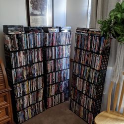 DVDs And DVD Shelves