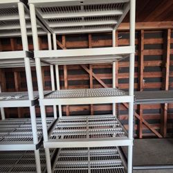 5 Tier Plastic Shelves (HDX Brand)