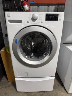 kenmore white front load washer