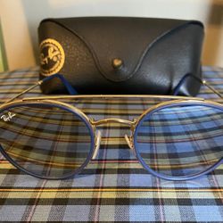 Ray Ban Limited Double Bridge round Mirror Sunglasses