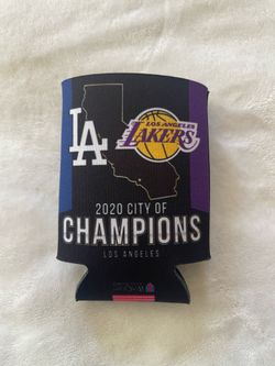 LA Dodgers & LA Lakers (2020 City Of Champions) Can Cooler