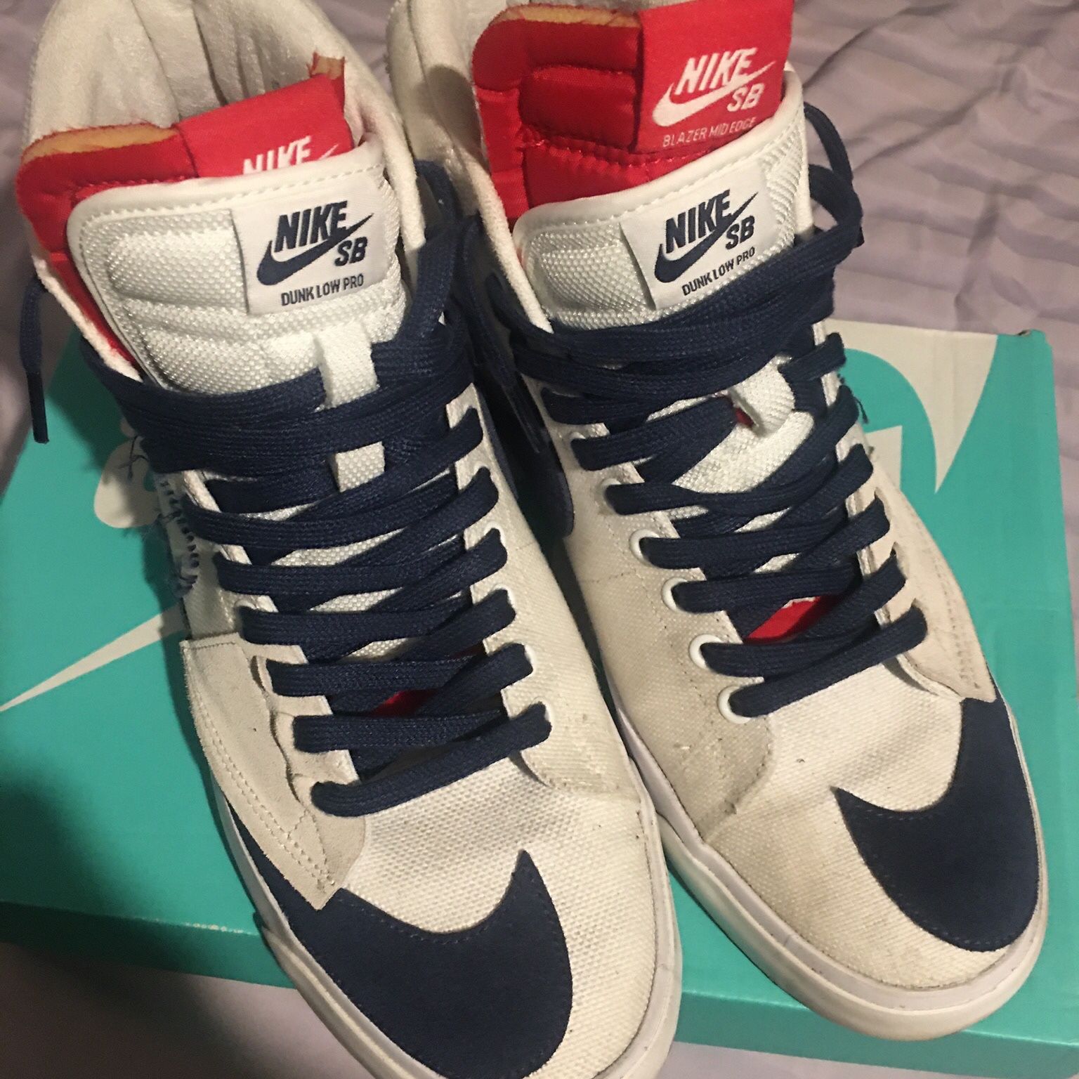 Nike SB Blazer Mid Edge Hack Pack White Size 11.5 for Sale in Los Angeles CA OfferUp