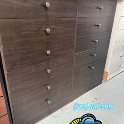 12 Drawer Brown Chest Cajonera Comoda Compressed Mueble Nuevo 