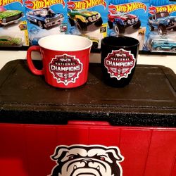 UGA 🏈 BULLDOGS 🏆CUSTOM SOUP 🍲 + ☕ SET