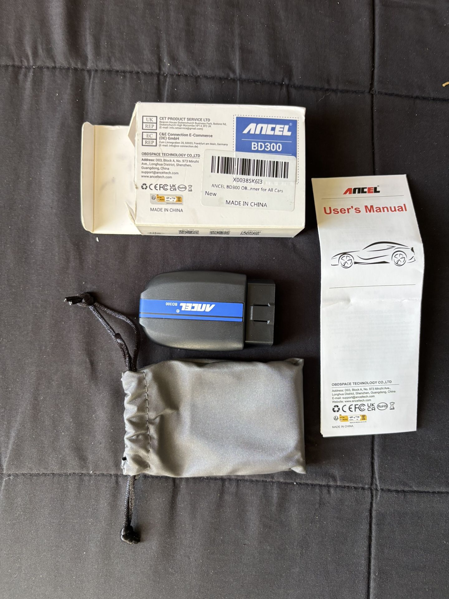 OBD2 Diagnostic Scanner ANCEL BD300