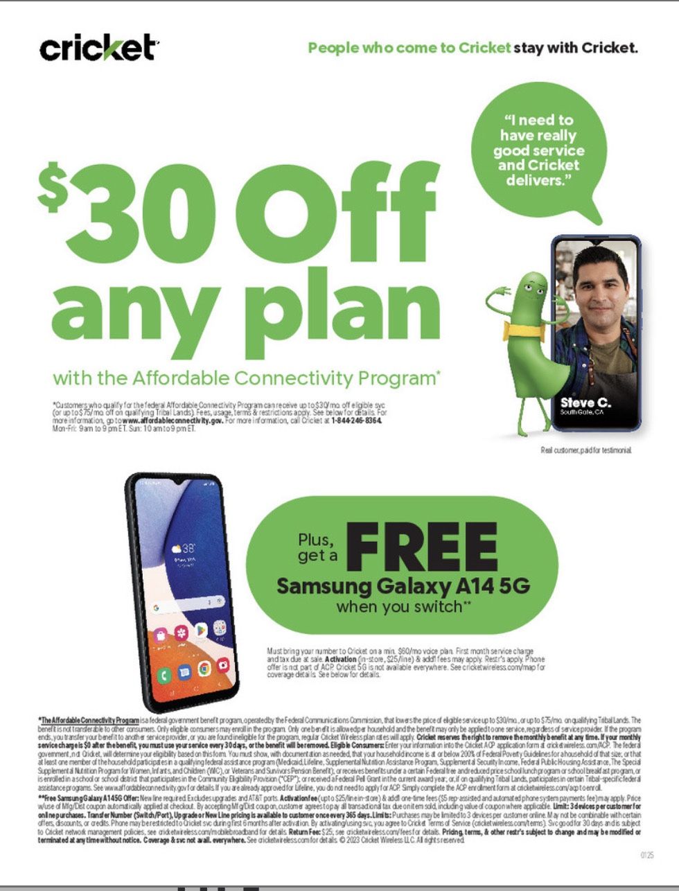 Free Phones When You Switch To Cricket!!! Teléfonos Gratis !
