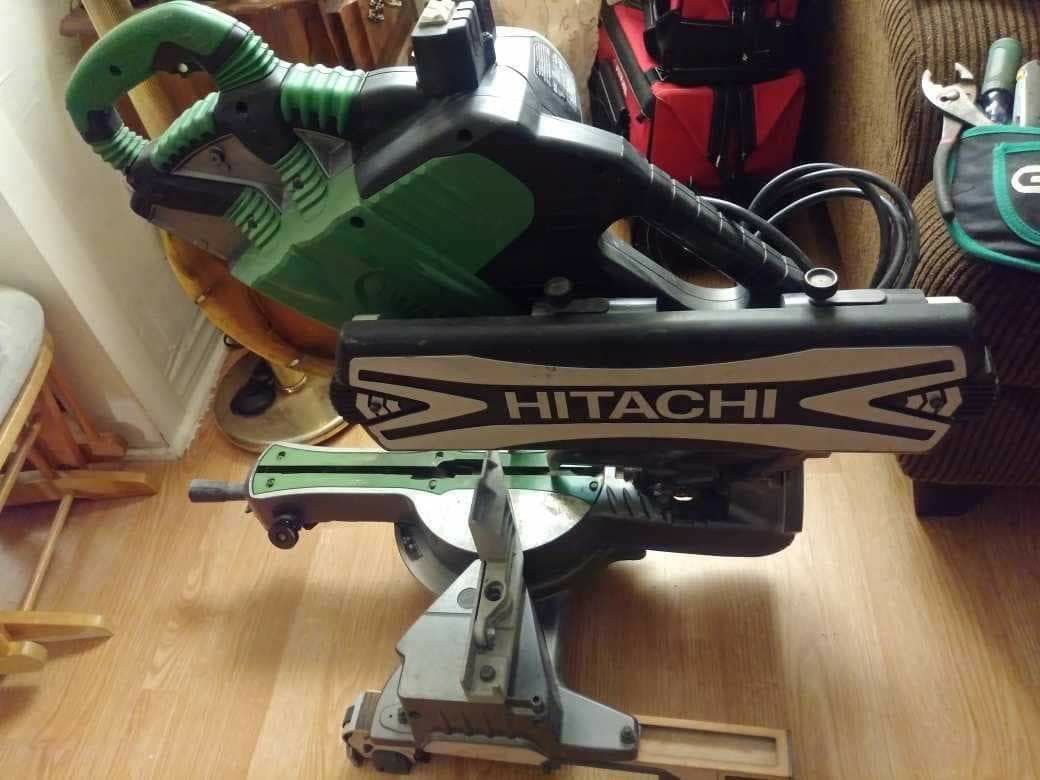 Hitachi sliding saw