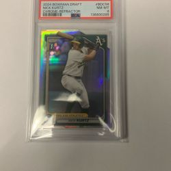 2024 Bowman Chrome Refractor Nick Kurtz Rookie