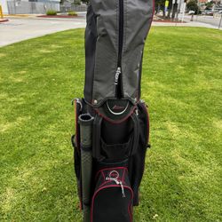 Like New Datrek Golf Stand Bag – Super Clean • 14-Way Divider • Rain Hood
