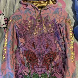 vintage ed hardy zip up