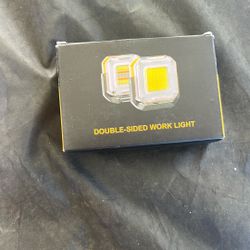 Two Mini Double-Sided Work Lights 