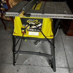 Ryobi 10” Table Saw RTS10G – 15A Power Tool, Excellent Condition