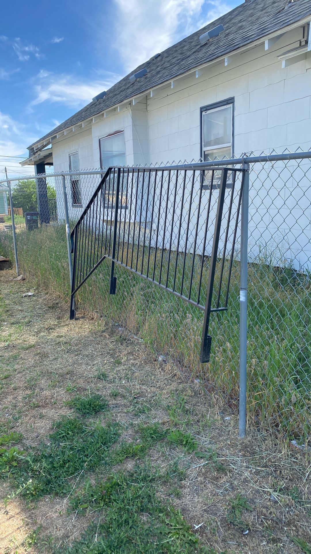 12 Foot Rod Iron Railing Section