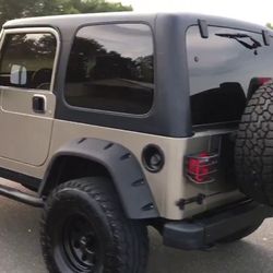 Jeep Hardtop 2 Door DR Side Glass 