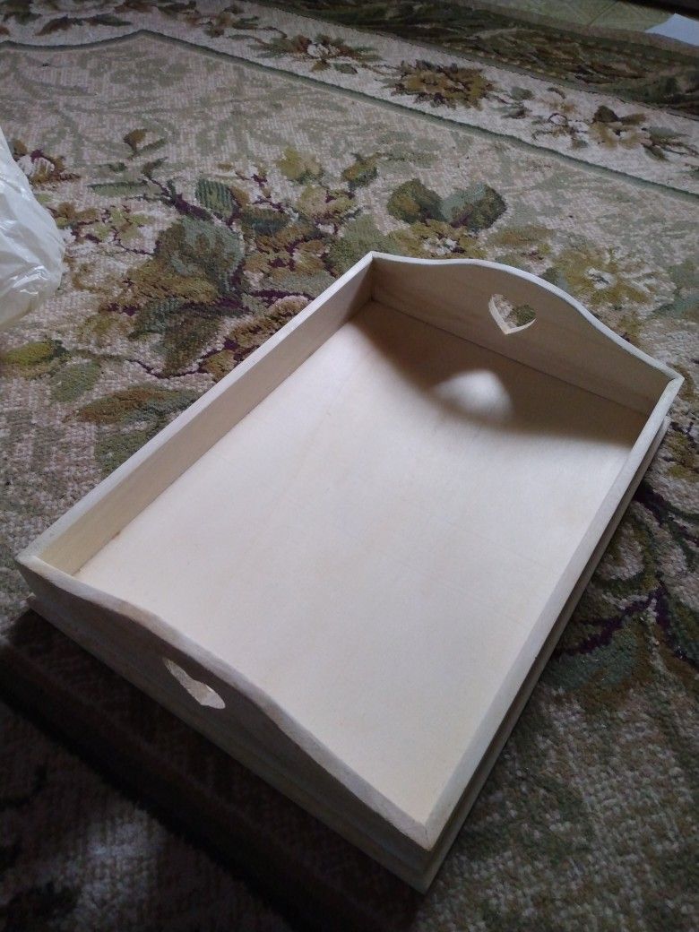 Wooden Craft Tray
