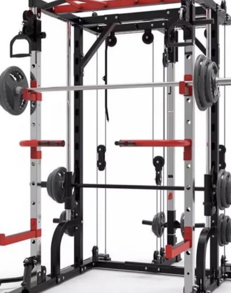 Smith Machine Home Gym Power Cage Squat Rack