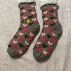 Warm Sock With Slip Reliant Bottom