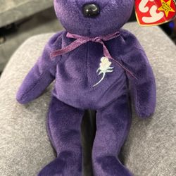 RARE 1997 PRINCESS DIANA PE PELLET FILLED POLYESTER Beanie Baby 