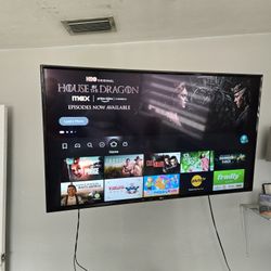 LG 55 Inch  TV W/ Full Movement TV Mount 