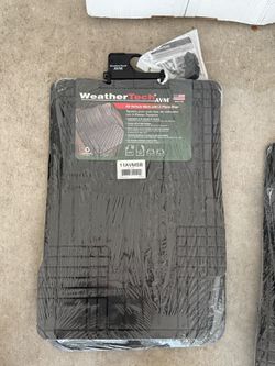 Brand New Never Used WeatherTech Cut-To-Fit, Tall Outer Ridges With Lower Containment Reservoir, Rubber, 4 Piece Car Mats