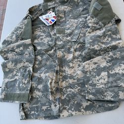 Propper ACU Camo Coat Shirt Digital Military BDU SR