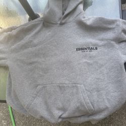 Fear Of God Essentials Hoodie Grey