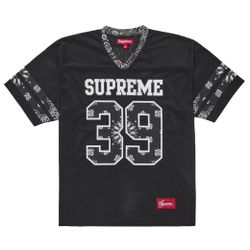 Supreme Bandana Football Jersey Black
