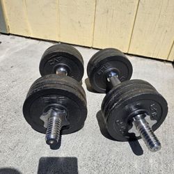 Dumbells 30Lbs each  
Good Condition  $25 each or $40 both