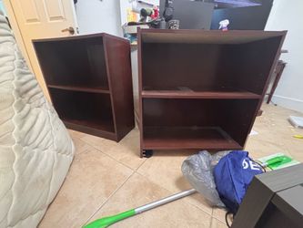 Two book cases
