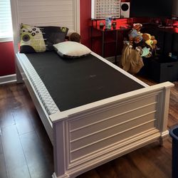 brand new twin bed frame and low profile foundation
