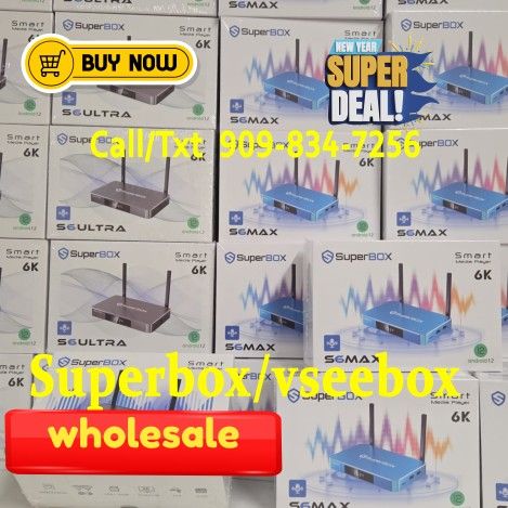 SUPERBOX S6 MAX - BRAND NEW - AUTHORIZED DEALER - 1 YEAR WARRANTY ‼