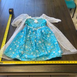 Elsa Dress Costume Sz 4-6
