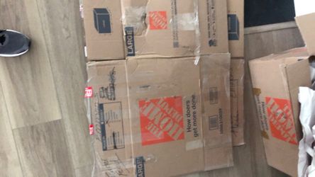 Moving boxes free today