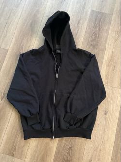 Balenciaga Black Zip Up Hoodie XS