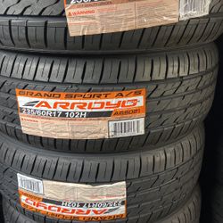 235/60/17 Arroyo Tires