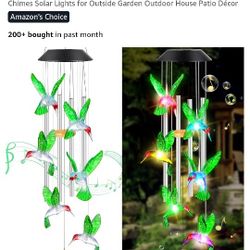 New In Box. Hummingbird Solar Wind chimes. See All Photos. Cash, Pickup Only
