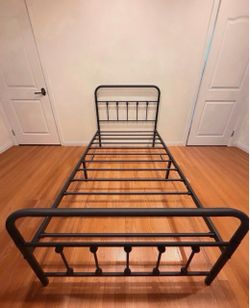 Twin Metal Platform Bed Frame