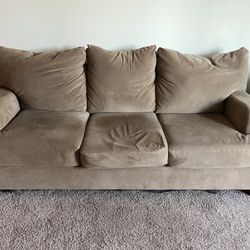 Gently used brown Couch