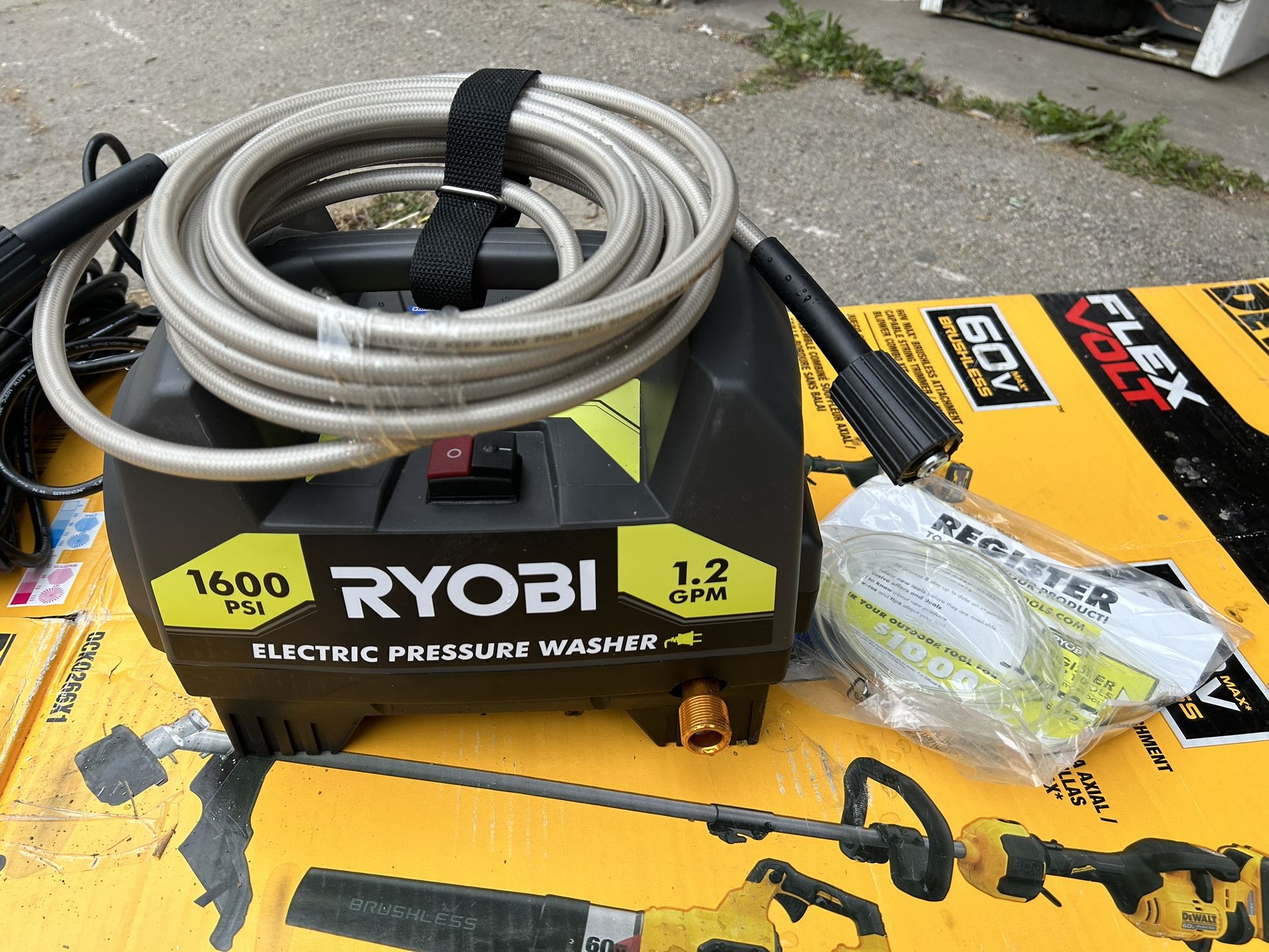 Ryobi 1600 PSI 1.2 GPM Cold Water Corded Electric Pressure Washer