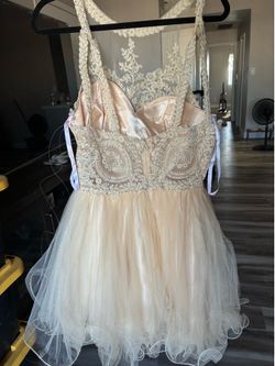 Champagne dama dress