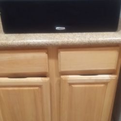 Practically Brand New Polk Audio Model CS20 Center Channel Speaker With Dual 6'5 Drivers For Sale.
