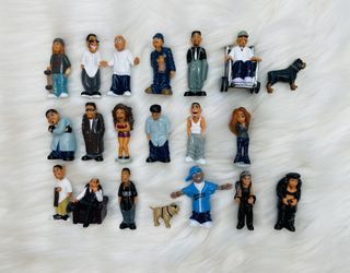 RARE!!  Lot of 20 Vintage Lil Little Homies Figures Various Mixed Characters