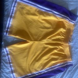 Mitchell & Ness Lakers Authentic Swingman Shorts