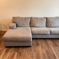 Gray sectional Couch 