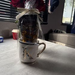 coffee mug with initial k