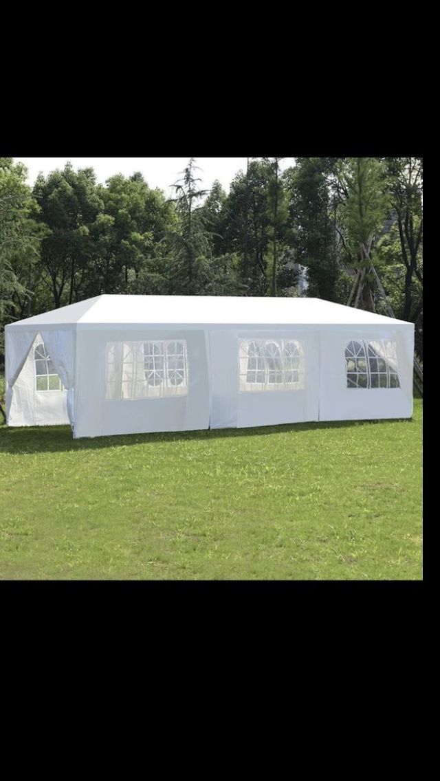 Renting party tents